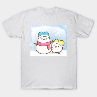 Snow day Snowman T-Shirt